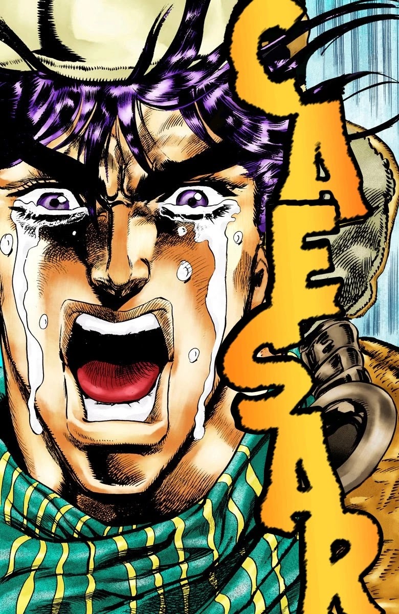 JoJo's Bizarre Adventure Part 2 - Battle Tendency (Official Colored) Chapter 49 page 16 - Chapter 49: Caesar's Ultimate Final Ripple