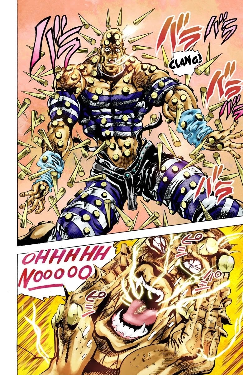 JoJo's Bizarre Adventure Part 2 - Battle Tendency (Official Colored) Chapter 50 page 16 - Chapter 50: Lisa Lisa and her Silk Dance