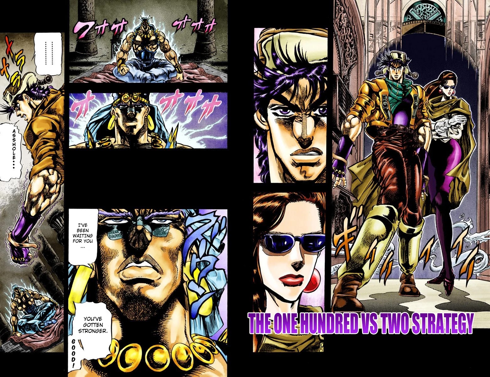 JoJo's Bizarre Adventure Part 2 - Battle Tendency (Official Colored) Chapter 51 page 2 - Chapter 51: The Hundred Vs. Two Strategy