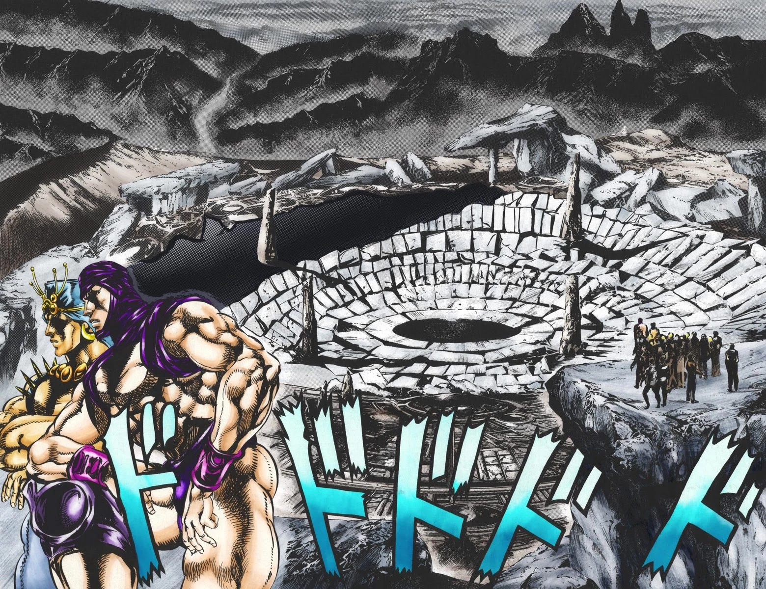 JoJo's Bizarre Adventure Part 2 - Battle Tendency (Official Colored) Chapter 52 page 15 - Chapter 52: The Skeleton Heel Stone