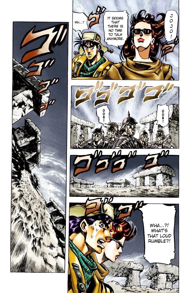 JoJo's Bizarre Adventure Part 2 - Battle Tendency (Official Colored) Chapter 53 page 6 - Chapter 53: Furious Struggle from Ancient Times