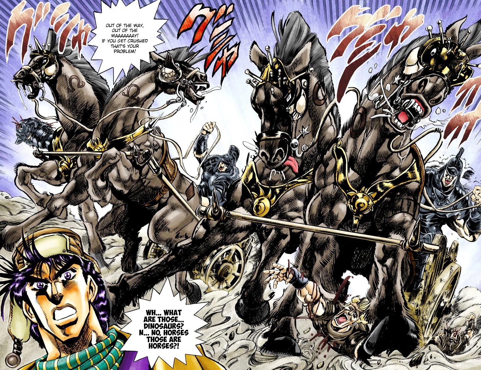 JoJo's Bizarre Adventure Part 2 - Battle Tendency (Official Colored) Chapter 53 page 9 - Chapter 53: Furious Struggle from Ancient Times