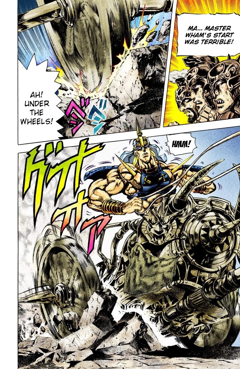 JoJo's Bizarre Adventure Part 2 - Battle Tendency (Official Colored) Chapter 54 page 11 - Chapter 54: Moonlight Start