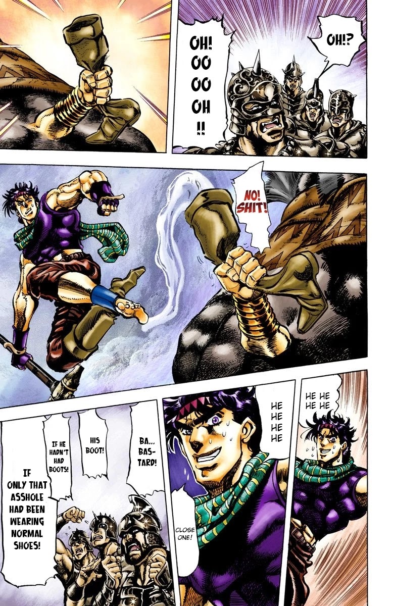 JoJo's Bizarre Adventure Part 2 - Battle Tendency (Official Colored) Chapter 56 page 4 - Chapter 56: A Trickery Genius