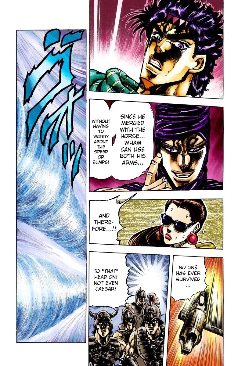 JoJo's Bizarre Adventure Part 2 - Battle Tendency (Official Colored) Chapter 56 page 8 - Chapter 56: A Trickery Genius