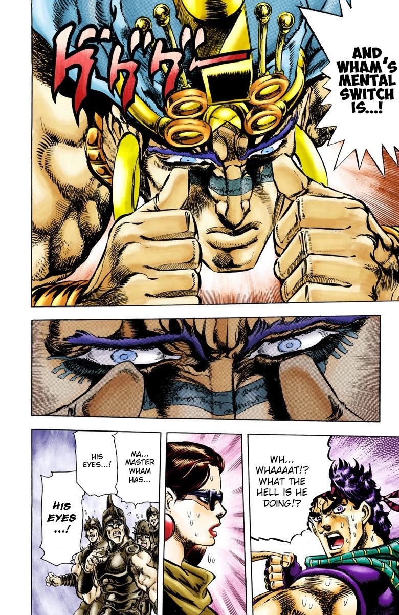 JoJo's Bizarre Adventure Part 2 - Battle Tendency (Official Colored) Chapter 57 page 10 - Chapter 57: A True Warrior