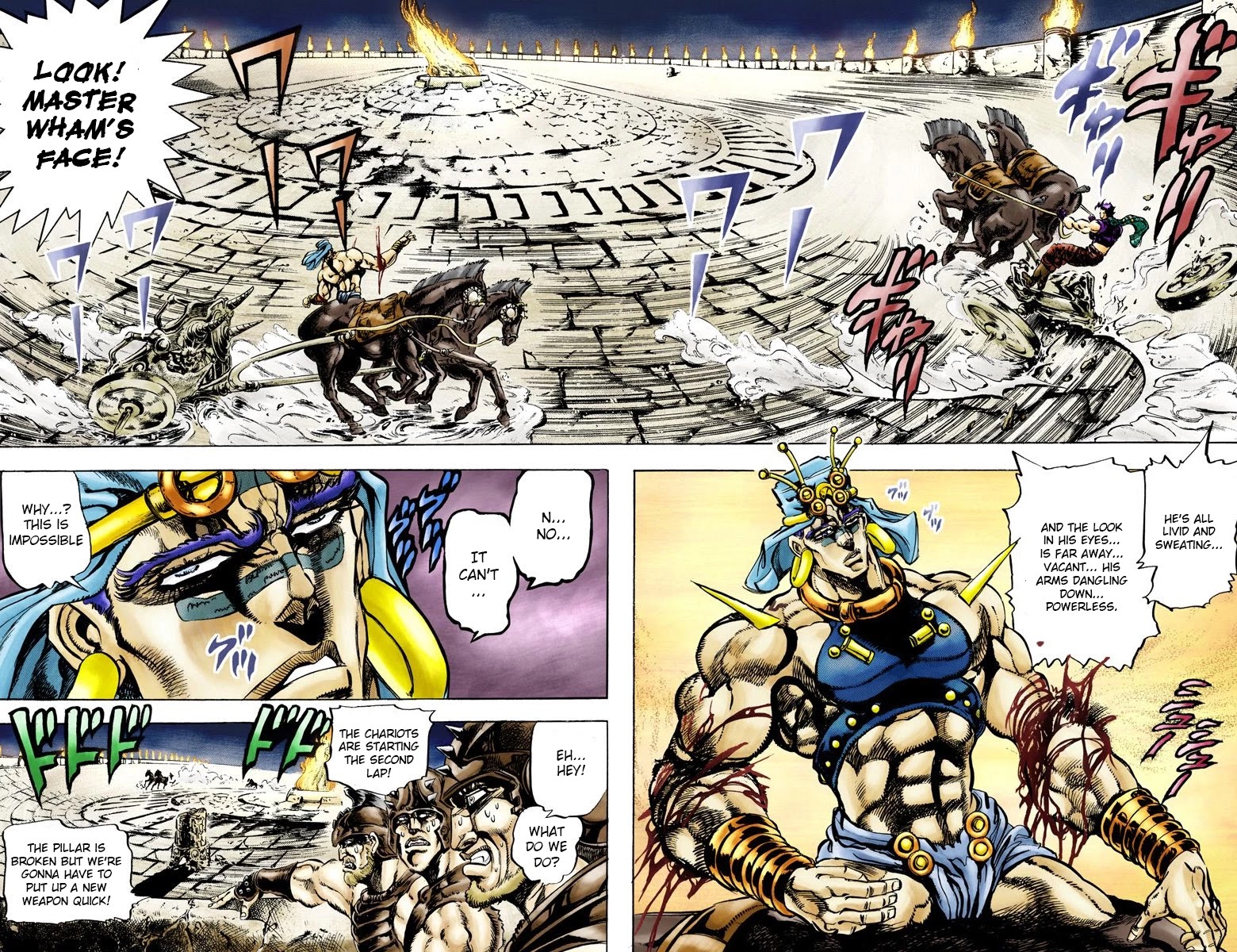 JoJo's Bizarre Adventure Part 2 - Battle Tendency (Official Colored) Chapter 57 page 3 - Chapter 57: A True Warrior