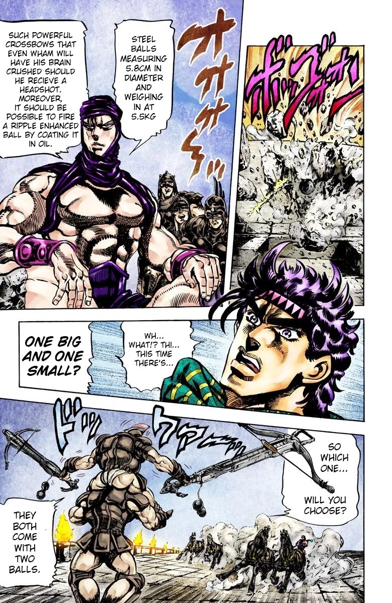 JoJo's Bizarre Adventure Part 2 - Battle Tendency (Official Colored) Chapter 57 page 7 - Chapter 57: A True Warrior