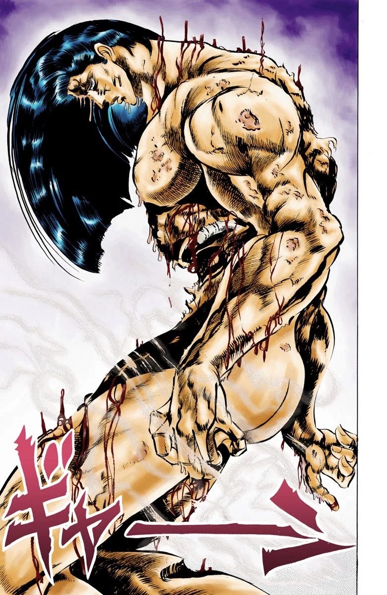 JoJo's Bizarre Adventure Part 2 - Battle Tendency (Official Colored) Chapter 6 page 14 - Chapter 6: The Immortal Monster