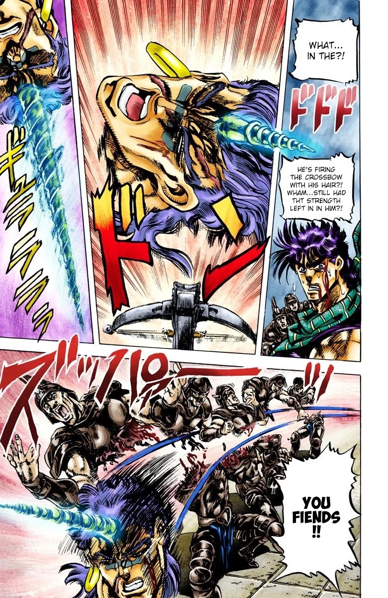 JoJo's Bizarre Adventure Part 2 - Battle Tendency (Official Colored) Chapter 60 page 10 - Chapter 60: The Warrior Returning to the Wind