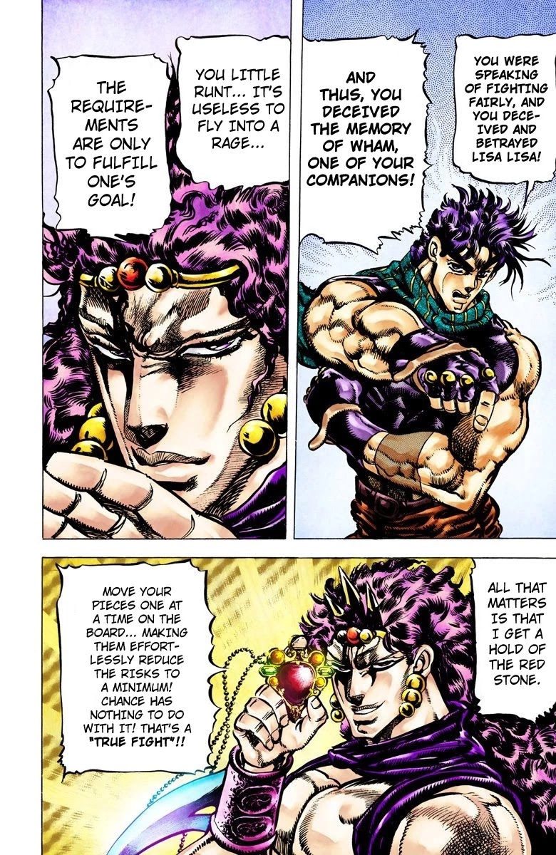JoJo's Bizarre Adventure Part 2 - Battle Tendency (Official Colored) Chapter 62 page 10 - Chapter 62: The Link Between Lisa Lisa and JoJo