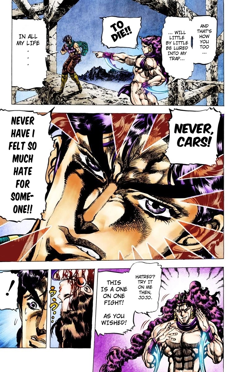 JoJo's Bizarre Adventure Part 2 - Battle Tendency (Official Colored) Chapter 62 page 11 - Chapter 62: The Link Between Lisa Lisa and JoJo