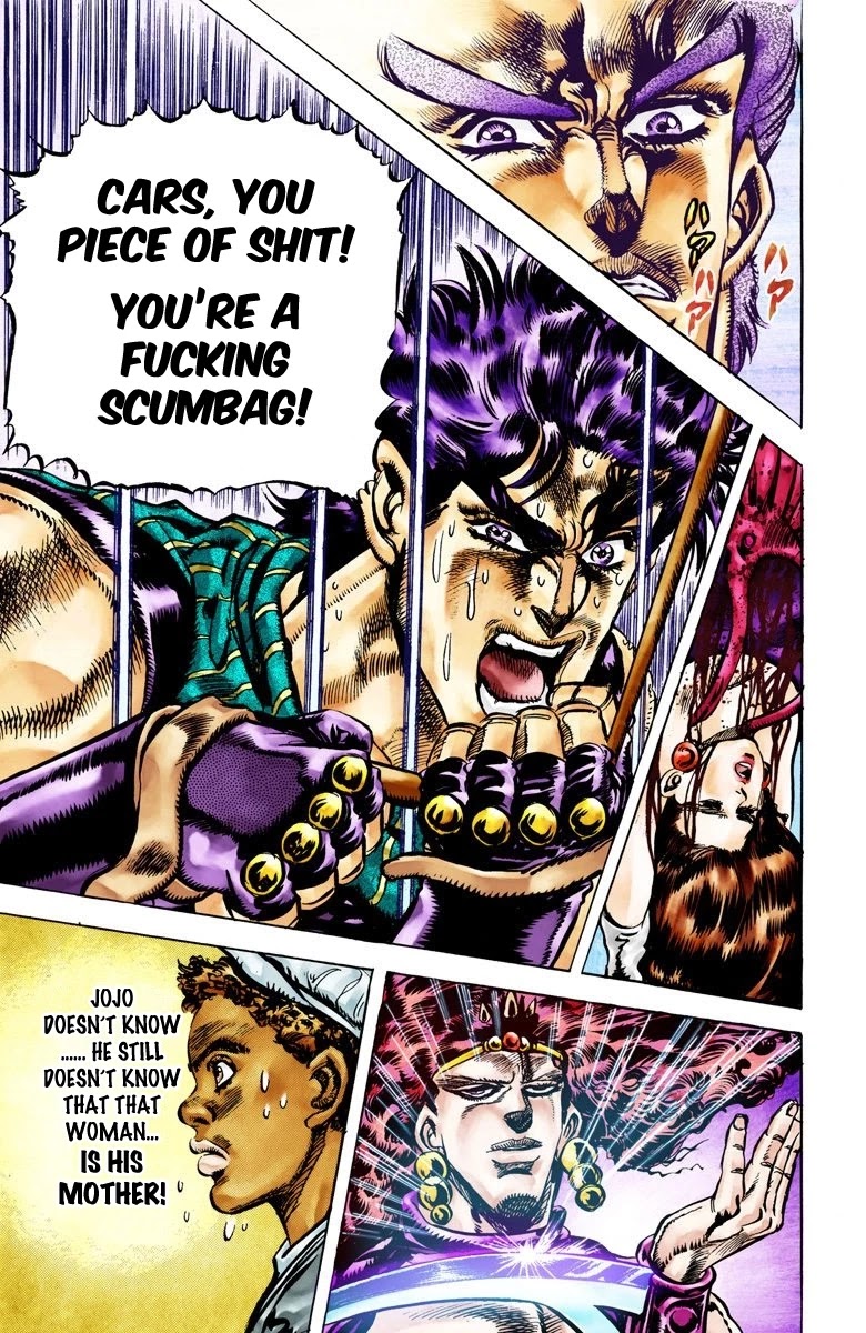 JoJo's Bizarre Adventure Part 2 - Battle Tendency (Official Colored) Chapter 62 page 17 - Chapter 62: The Link Between Lisa Lisa and JoJo