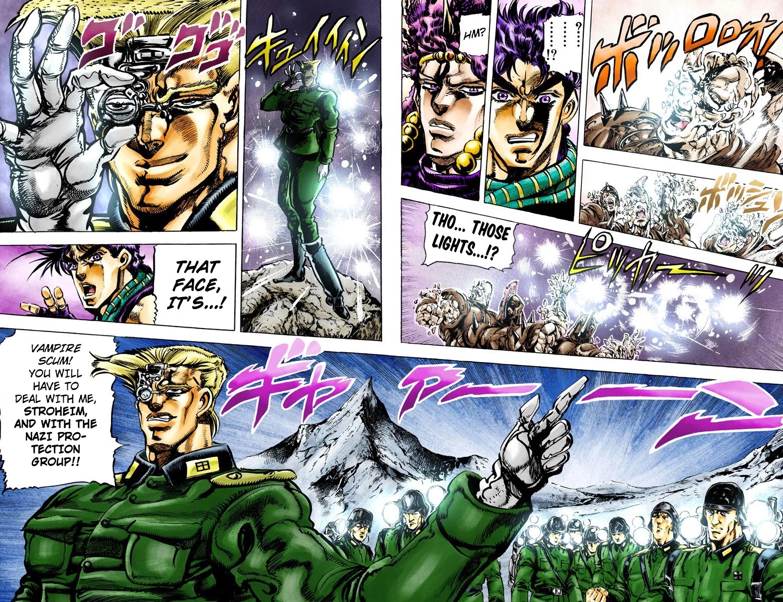 JoJo's Bizarre Adventure Part 2 - Battle Tendency (Official Colored) Chapter 62 page 5 - Chapter 62: The Link Between Lisa Lisa and JoJo