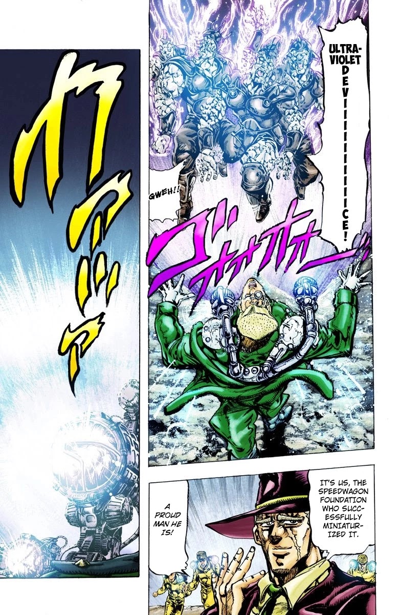 JoJo's Bizarre Adventure Part 2 - Battle Tendency (Official Colored) Chapter 62 page 7 - Chapter 62: The Link Between Lisa Lisa and JoJo