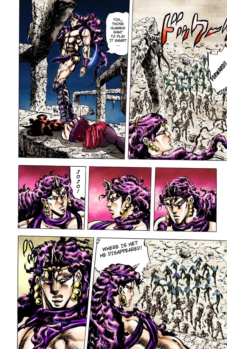 JoJo's Bizarre Adventure Part 2 - Battle Tendency (Official Colored) Chapter 62 page 8 - Chapter 62: The Link Between Lisa Lisa and JoJo