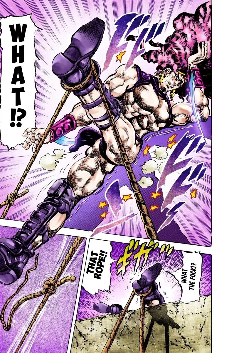 JoJo's Bizarre Adventure Part 2 - Battle Tendency (Official Colored) Chapter 63 page 14 - Chapter 63: JoJo's Ultimate Ripple!