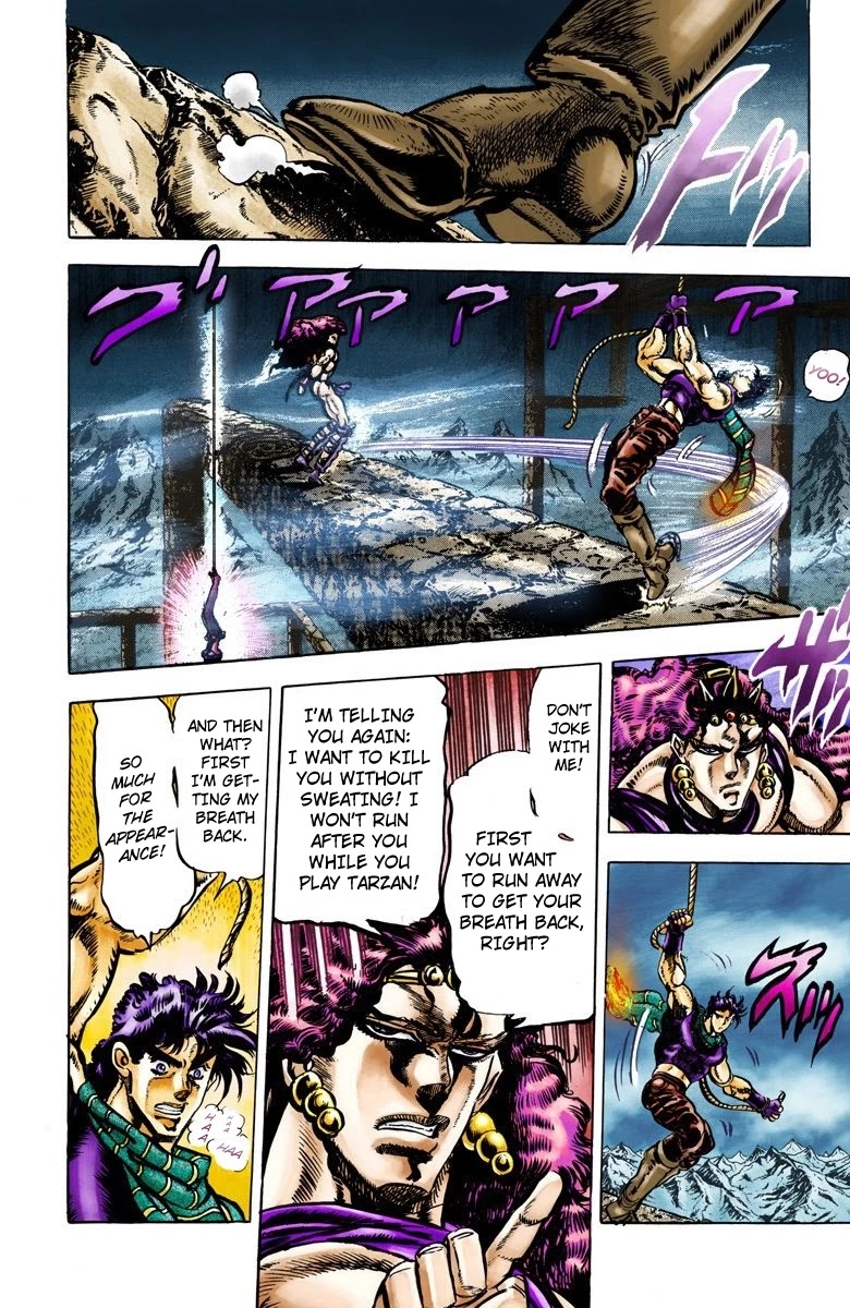 JoJo's Bizarre Adventure Part 2 - Battle Tendency (Official Colored) Chapter 63 page 9 - Chapter 63: JoJo's Ultimate Ripple!