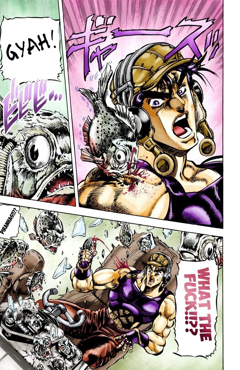 JoJo's Bizarre Adventure Part 2 - Battle Tendency (Official Colored) Chapter 66 page 11 - Chapter 66: JoJo's Final Bet