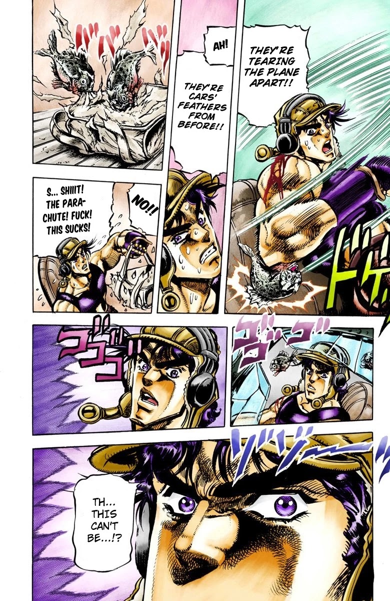 JoJo's Bizarre Adventure Part 2 - Battle Tendency (Official Colored) Chapter 66 page 12 - Chapter 66: JoJo's Final Bet