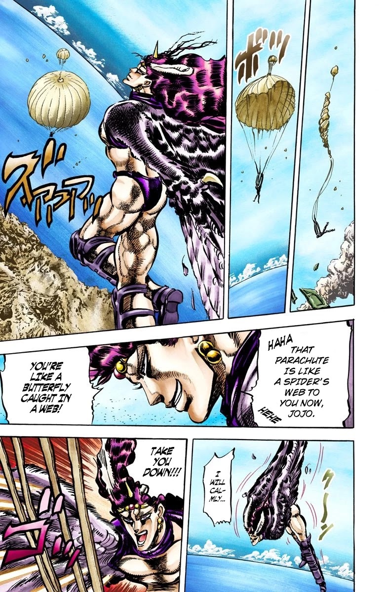 JoJo's Bizarre Adventure Part 2 - Battle Tendency (Official Colored) Chapter 66 page 15 - Chapter 66: JoJo's Final Bet