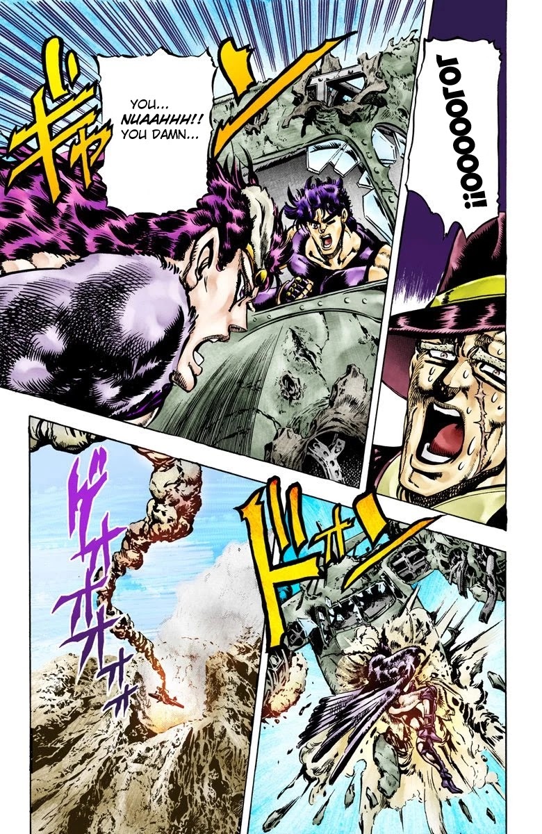 JoJo's Bizarre Adventure Part 2 - Battle Tendency (Official Colored) Chapter 66 page 17 - Chapter 66: JoJo's Final Bet
