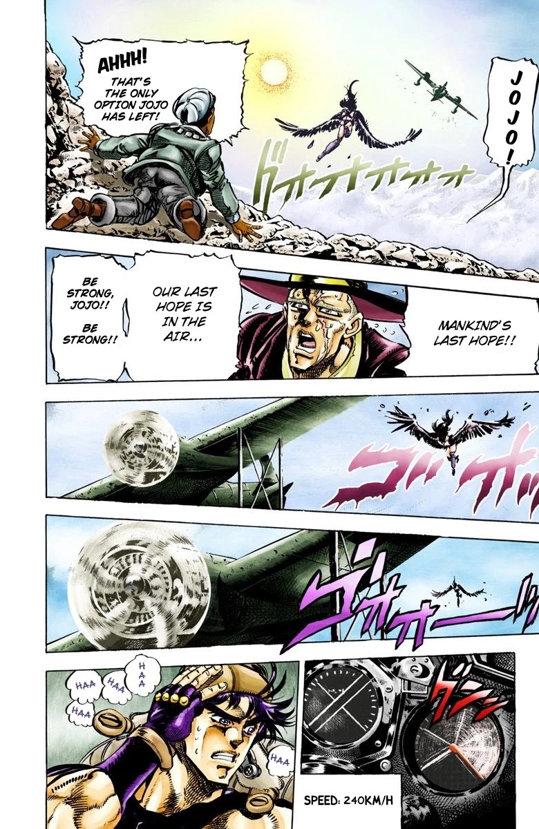 JoJo's Bizarre Adventure Part 2 - Battle Tendency (Official Colored) Chapter 66 page 6 - Chapter 66: JoJo's Final Bet