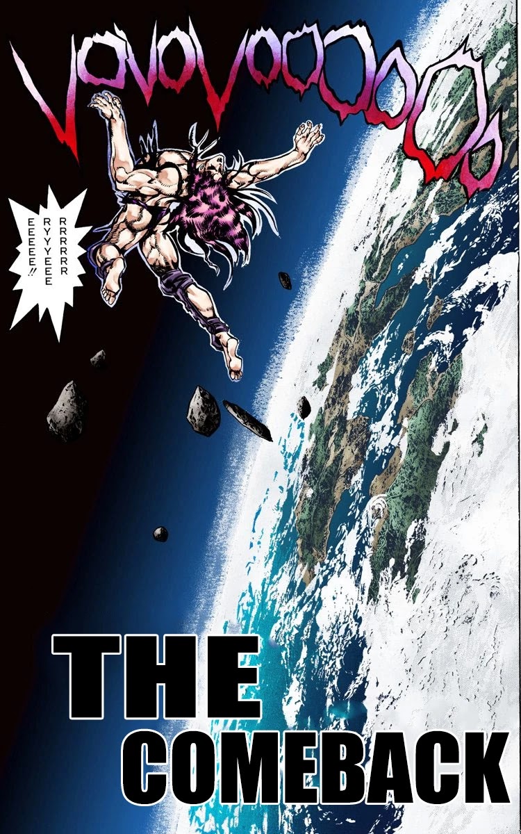 JoJo's Bizarre Adventure Part 2 - Battle Tendency (Official Colored) Chapter 69 page 1 - Chapter 69: The Comeback [END]