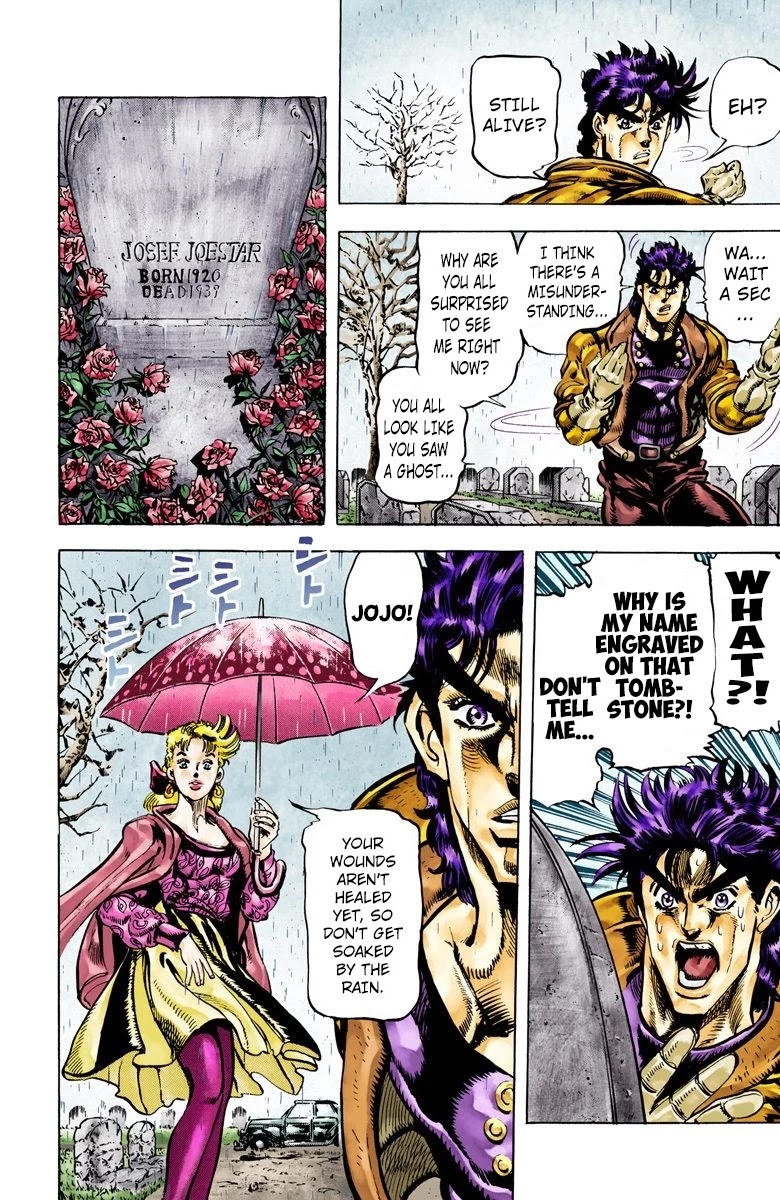JoJo's Bizarre Adventure Part 2 - Battle Tendency (Official Colored) Chapter 69 page 11 - Chapter 69: The Comeback [END]