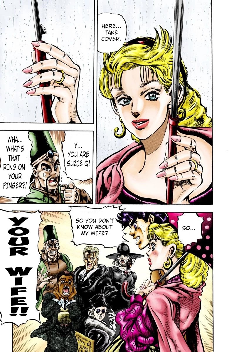 JoJo's Bizarre Adventure Part 2 - Battle Tendency (Official Colored) Chapter 69 page 12 - Chapter 69: The Comeback [END]