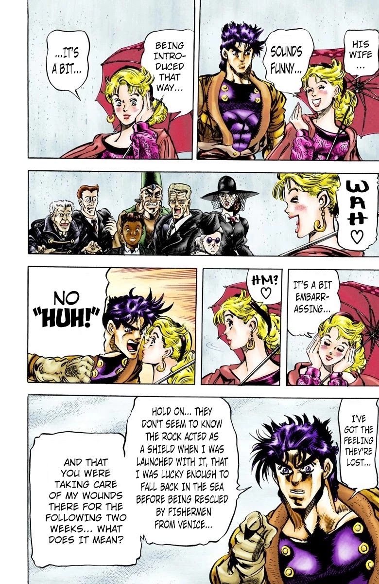 JoJo's Bizarre Adventure Part 2 - Battle Tendency (Official Colored) Chapter 69 page 13 - Chapter 69: The Comeback [END]