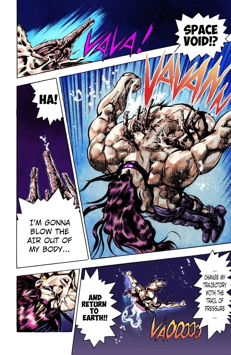 JoJo's Bizarre Adventure Part 2 - Battle Tendency (Official Colored) Chapter 69 page 2 - Chapter 69: The Comeback [END]
