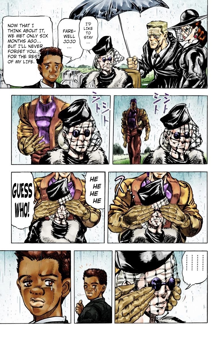 JoJo's Bizarre Adventure Part 2 - Battle Tendency (Official Colored) Chapter 69 page 7 - Chapter 69: The Comeback [END]
