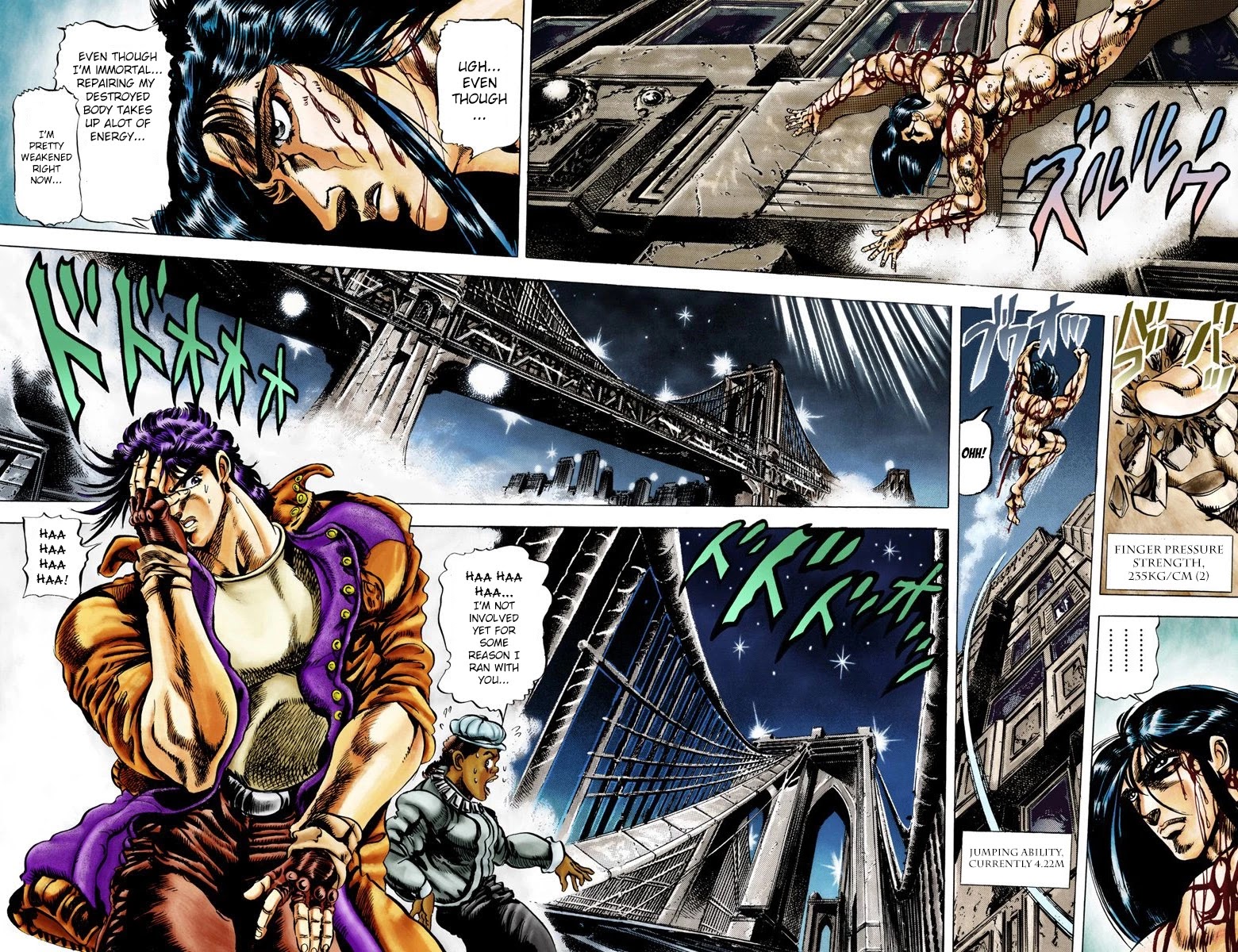 JoJo's Bizarre Adventure Part 2 - Battle Tendency (Official Colored) Chapter 7 page 4 - Chapter 7: Cold and Cruel, Straizo!