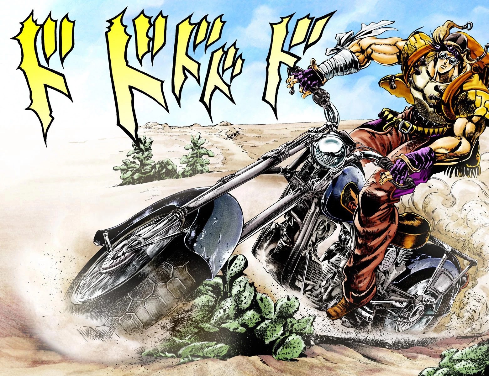 JoJo's Bizarre Adventure Part 2 - Battle Tendency (Official Colored) Chapter 9 page 10 - Chapter 9: "Man in the Column" Resurrection Project