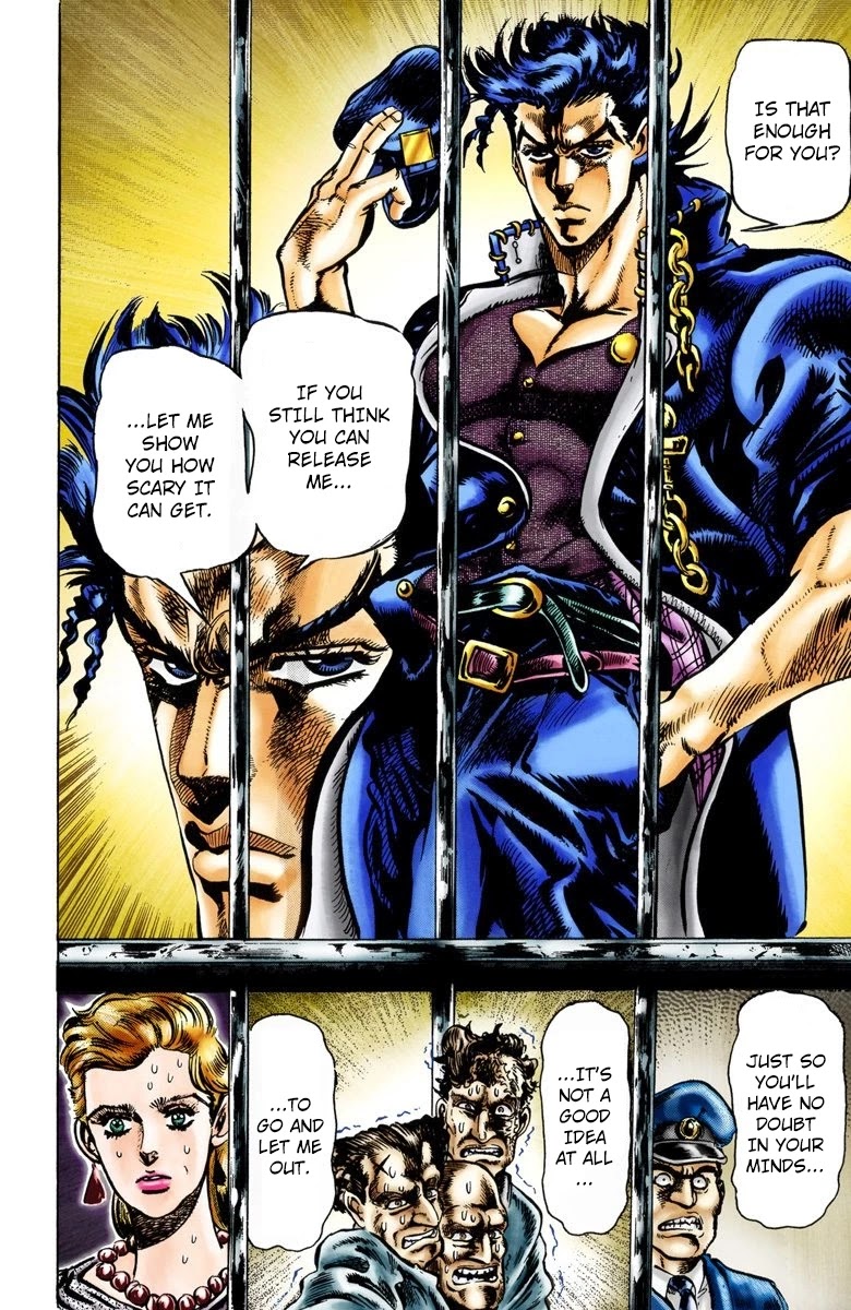 JoJo's Bizarre Adventure Part 3 - Stardust Crusaders (Official Colored) Chapter 1 page 12 - Chapter 1: Jotaro Kujo Part 1