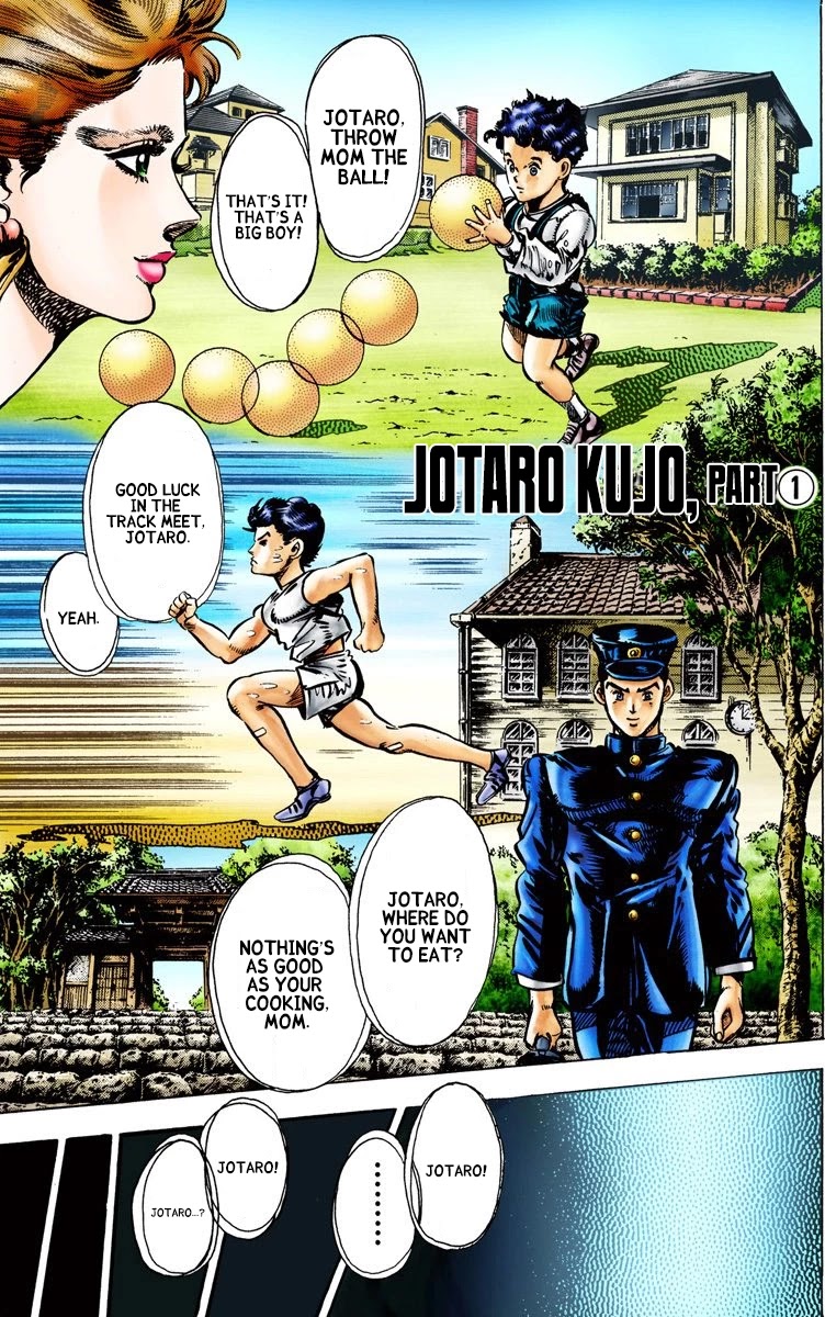 JoJo's Bizarre Adventure Part 3 - Stardust Crusaders (Official Colored) Chapter 1 page 2 - Chapter 1: Jotaro Kujo Part 1