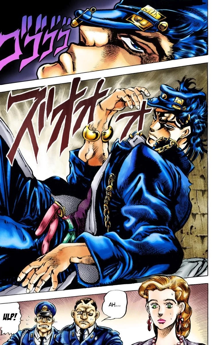 JoJo's Bizarre Adventure Part 3 - Stardust Crusaders (Official Colored) Chapter 1 page 7 - Chapter 1: Jotaro Kujo Part 1