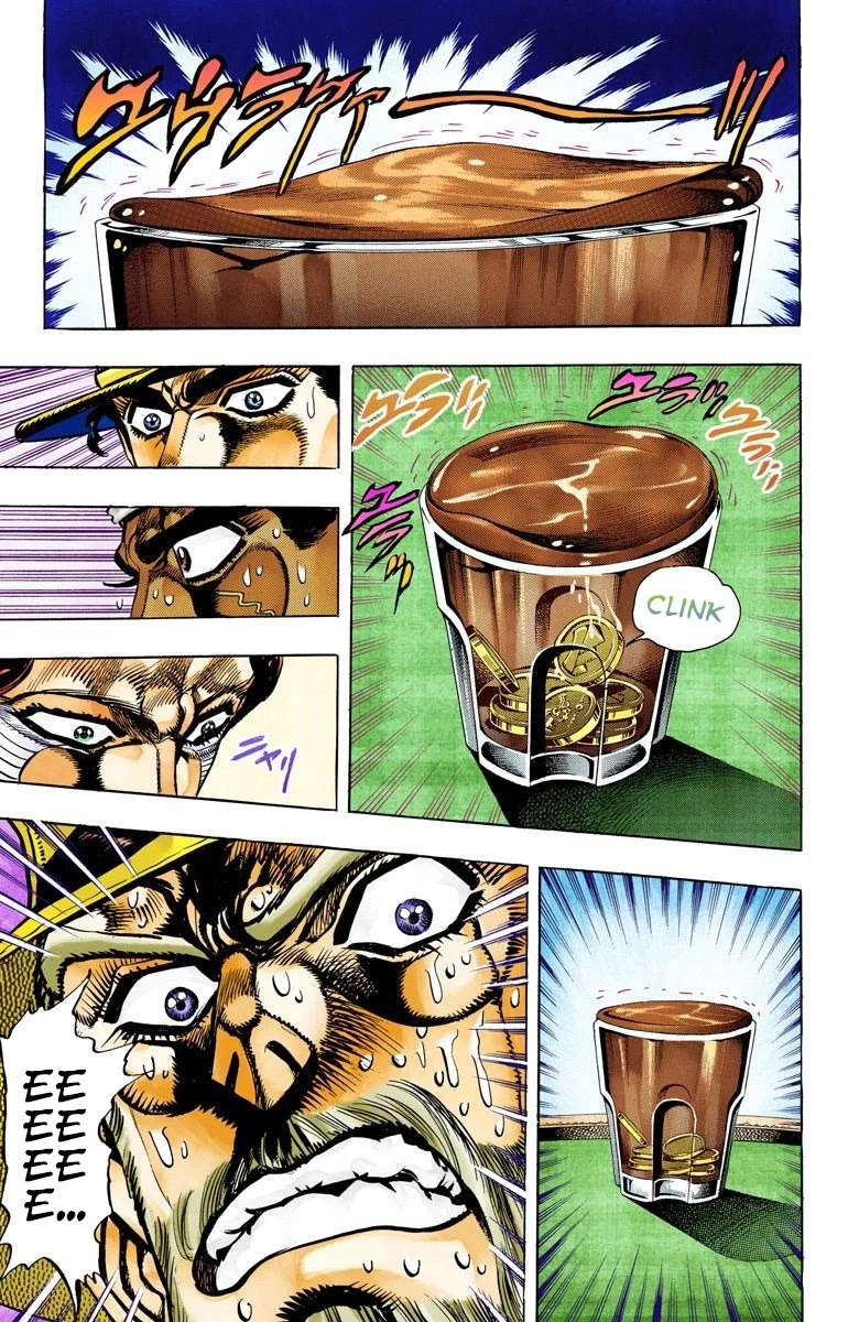 JoJo's Bizarre Adventure Part 3 - Stardust Crusaders (Official Colored) Chapter 100 page 6 - Chapter 100: D'arby the Gambler Part 3