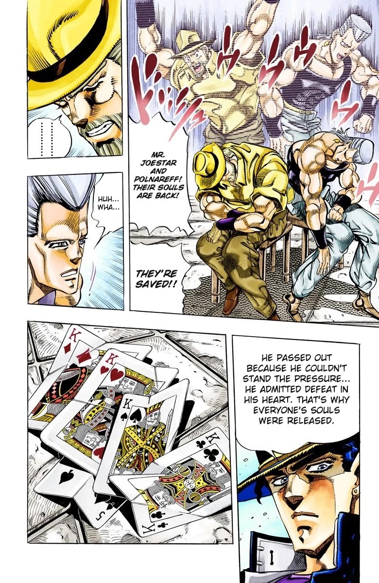 JoJo's Bizarre Adventure Part 3 - Stardust Crusaders (Official Colored) Chapter 103 page 16 - Chapter 103: D'arby the Gambler Part 6