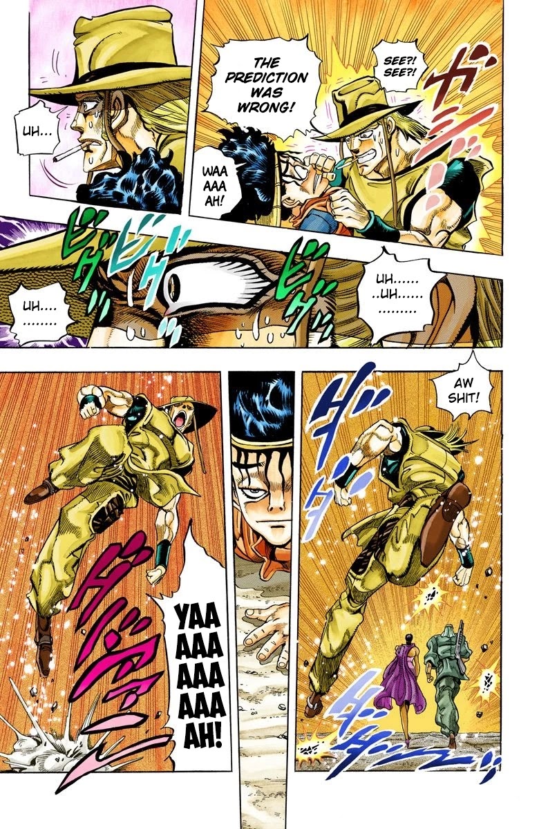 JoJo's Bizarre Adventure Part 3 - Stardust Crusaders (Official Colored) Chapter 104 page 18 - Chapter 104: Hol Horse and Boingo Part 1