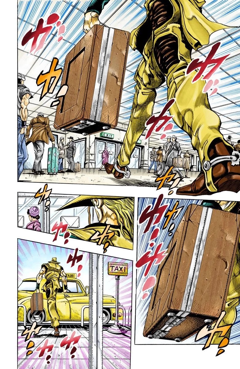 JoJo's Bizarre Adventure Part 3 - Stardust Crusaders (Official Colored) Chapter 104 page 3 - Chapter 104: Hol Horse and Boingo Part 1
