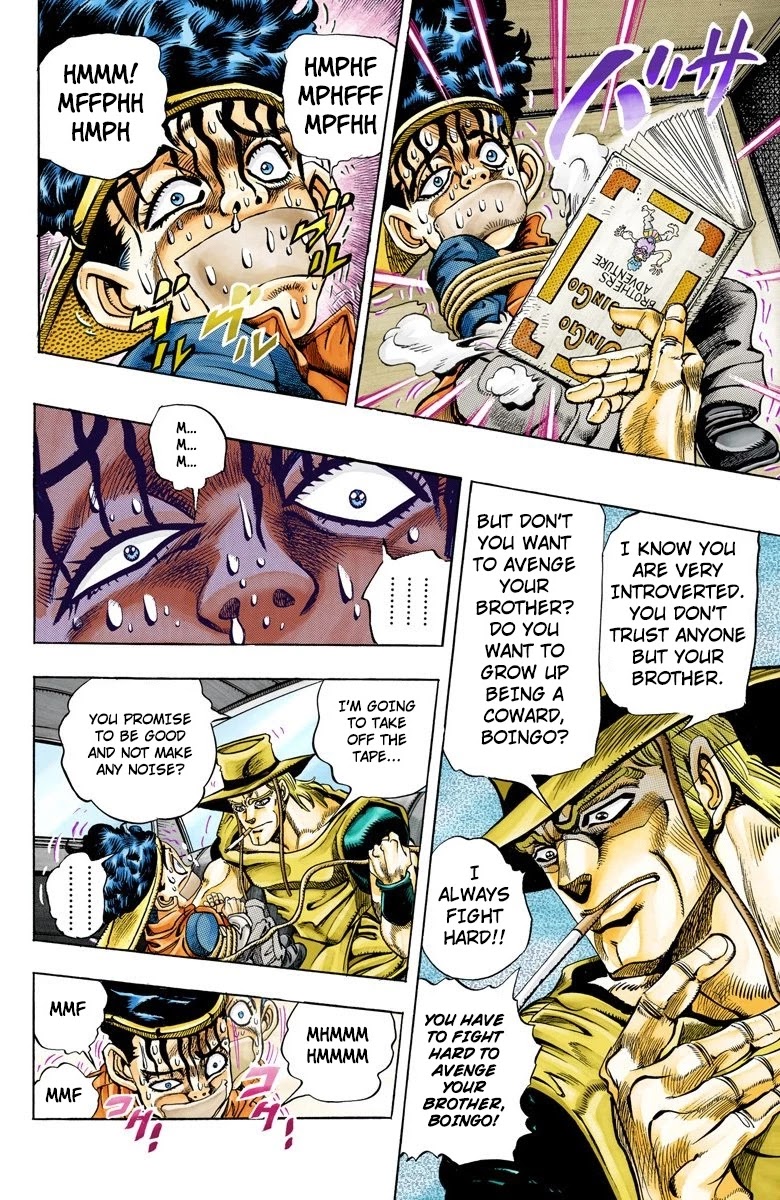 JoJo's Bizarre Adventure Part 3 - Stardust Crusaders (Official Colored) Chapter 104 page 9 - Chapter 104: Hol Horse and Boingo Part 1