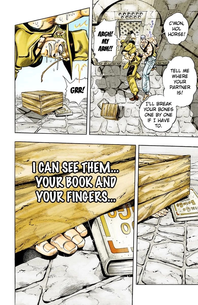 JoJo's Bizarre Adventure Part 3 - Stardust Crusaders (Official Colored) Chapter 105 page 15 - Chapter 105: Hol Horse and Boingo Part 2