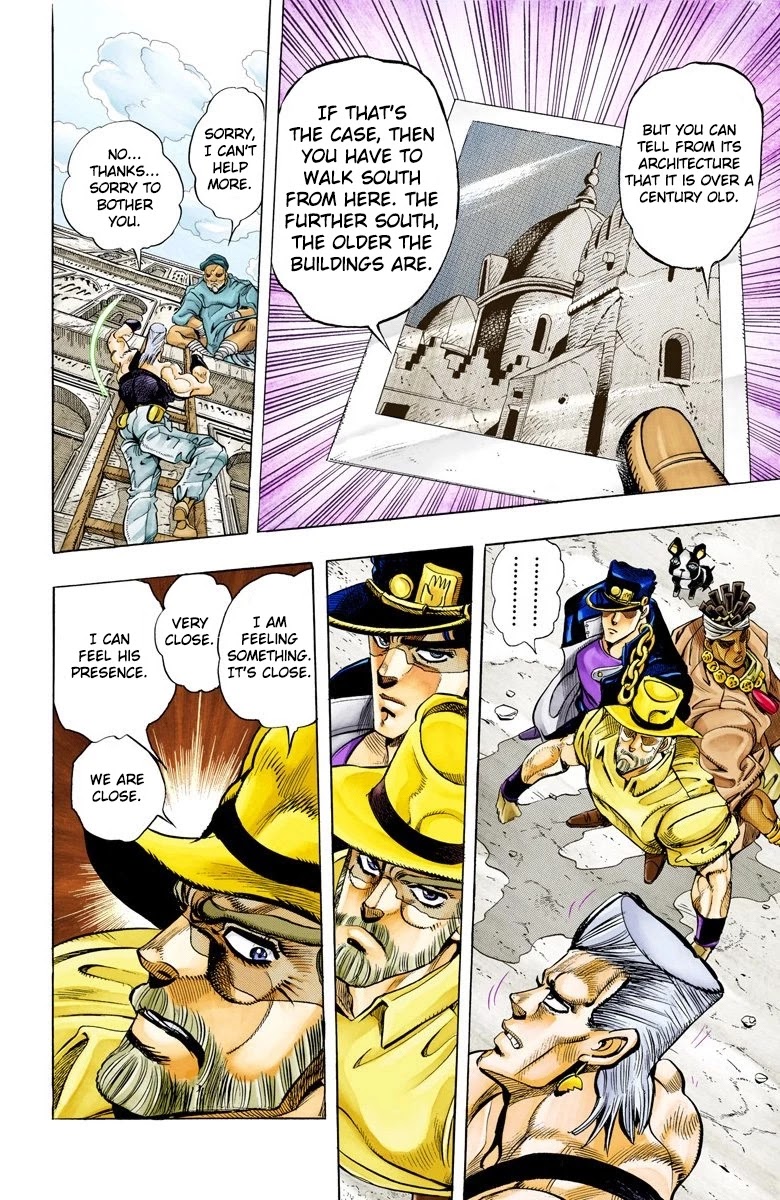 JoJo's Bizarre Adventure Part 3 - Stardust Crusaders (Official Colored) Chapter 105 page 3 - Chapter 105: Hol Horse and Boingo Part 2
