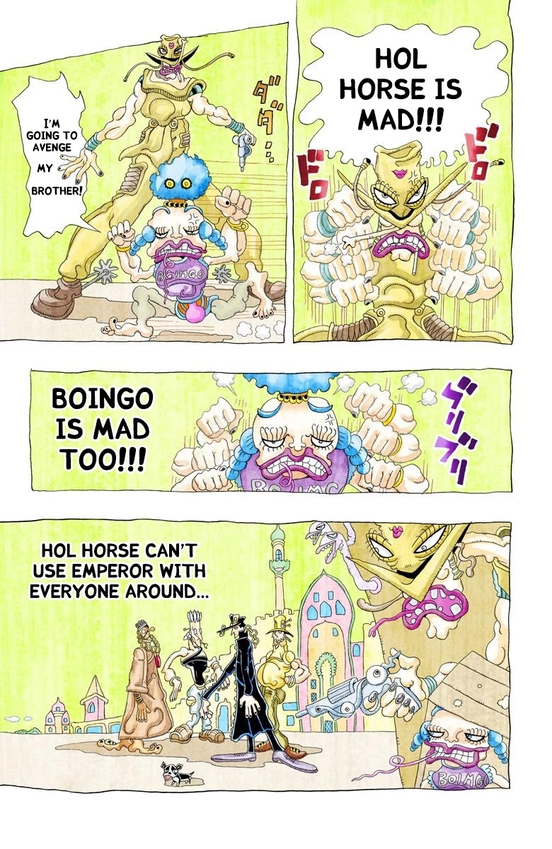 JoJo's Bizarre Adventure Part 3 - Stardust Crusaders (Official Colored) Chapter 105 page 8 - Chapter 105: Hol Horse and Boingo Part 2