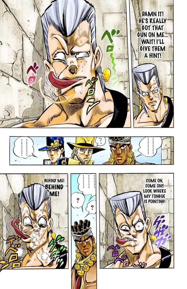JoJo's Bizarre Adventure Part 3 - Stardust Crusaders (Official Colored) Chapter 106 page 10 - Chapter 106: Hol Horse and Boingo Part 3
