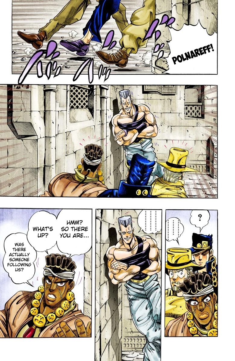 JoJo's Bizarre Adventure Part 3 - Stardust Crusaders (Official Colored) Chapter 106 page 7 - Chapter 106: Hol Horse and Boingo Part 3