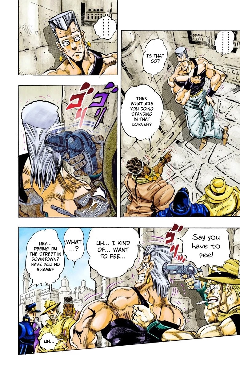 JoJo's Bizarre Adventure Part 3 - Stardust Crusaders (Official Colored) Chapter 106 page 9 - Chapter 106: Hol Horse and Boingo Part 3