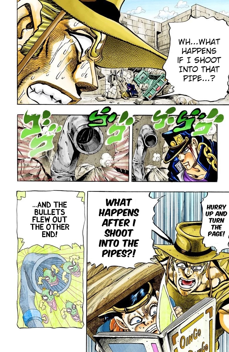 JoJo's Bizarre Adventure Part 3 - Stardust Crusaders (Official Colored) Chapter 107 page 10 - Chapter 107: Hol Horse and Boingo Part 4